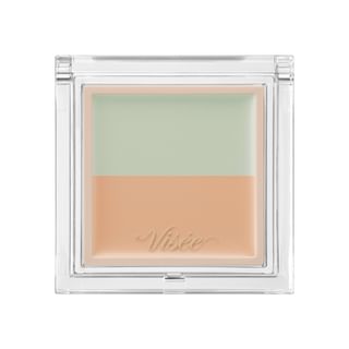 Kose - Visee Color Duo Trick Concealer 02 Green Trick (Natural Beige)
