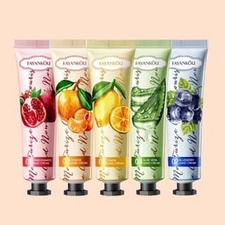 Fayankou - Moisturize Smooth Fruit Hand Cream - 5 Types #Blueberry - 30G