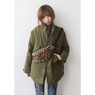 GOROKE Drawstring-Hem Padded Jacket