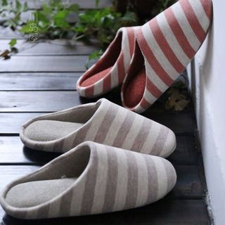 Kawa Simaya Striped Couple Slippers