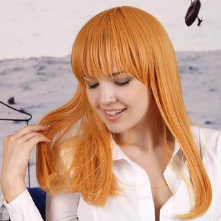 Clair Beauty Long Full Wig - Bangs As Figure - One Size