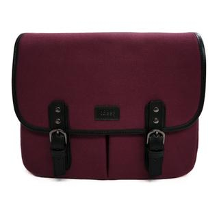 ideer Genuine Leather Trim DSLR Camera Bag Red - One Size
