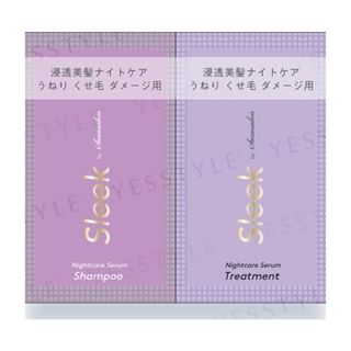 AQUA NOA - Sleek by sarasalon Night Care Serum Shampoo & Treatment Trial Set 10ml x 2