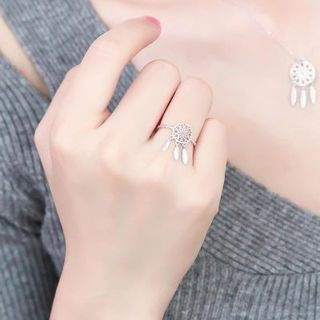 LoveGem Sterling Silver Dreamcatcher Ring