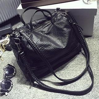 SUOAI Faux-Leather Shoulder Bag