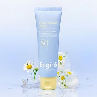 Jung Saem Mool - Begins Blue Chamomile Hyaluronic Acid Aqua Sun Cream 50Ml