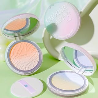 Xixi - Soft Focus Oil Control Pressed Powder - 2 Colors #2 - 6G