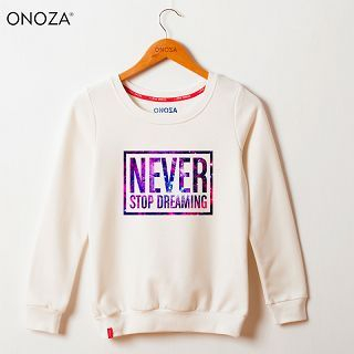 Onoza Lettering Pullover