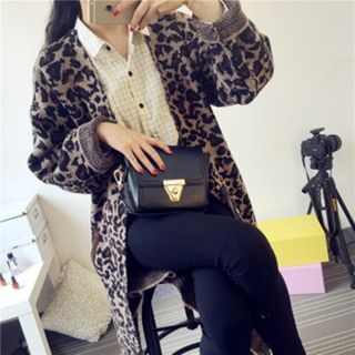 FR Leopard Print Cardigan