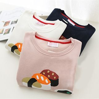 Meimei Sushi Print Pullover