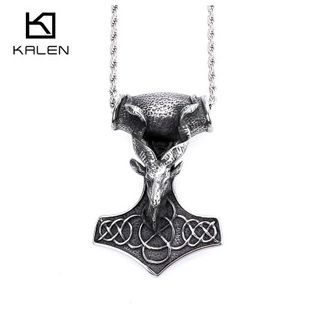 Carobell Goat Titanium Steel Necklace