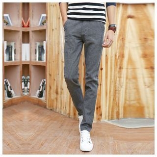 Leewiart Slim-Fit Elastic Pants