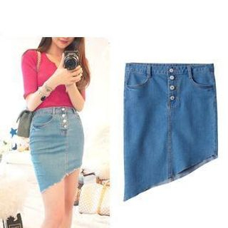 Isadora Denim Pencil Skirt