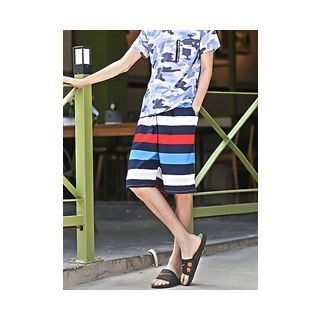 PLAYS Couple Stripe Swim Shorts