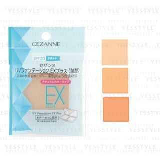 CEZANNE - UV Foundation EX Plus SPF 23 PA++ EX2 Light Ocher Refill