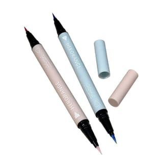 Herorange - Asaharu Color Summer Eyeliner - 6 Colors #02 Yellow - 0.55Ml X2