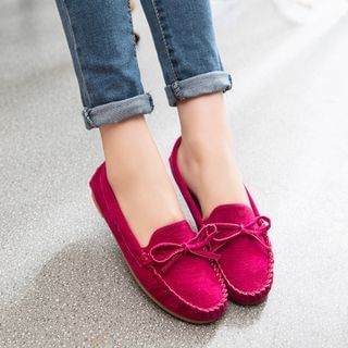 Shamrock Shoes Bow Loafers