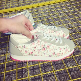 SouthBay Shoes Floral Sneakers