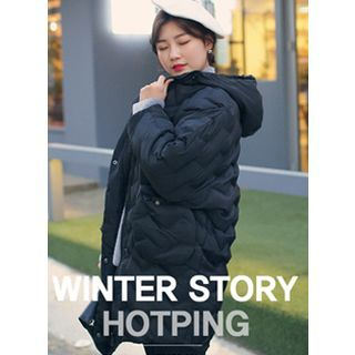 HOTPING Quilted Padded Jacket