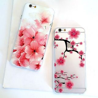 Casei Colour Floral Print Silicone Mobile Case - iPhone 6s / 6s Plus
