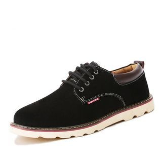 Sache Lace-Up Genuine Suede Shoes