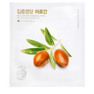 NATURE REPUBLIC - Real Nature Hydrogel Mask - 10 Types Argan