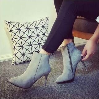 Wello Pointy Heel Ankle Boots