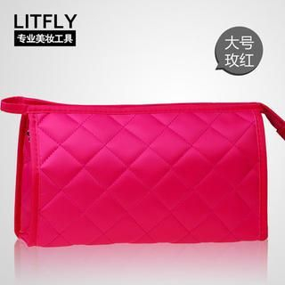 Litfly Cosmetic Bag (L) (Rose Red) 1 pc