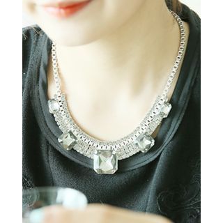 Miss21 Korea Crystal-Accent Necklace