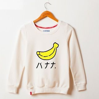 Onoza Banana-Print Pullover