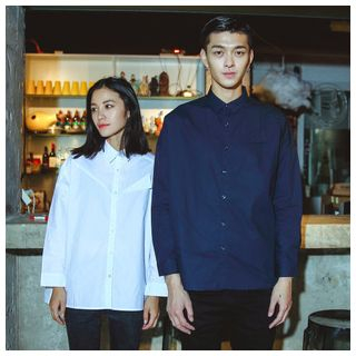 Simpair Matching Couple Panel Shirt