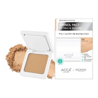 ACCA by Dr.DSP - x MOMAY Aminol Pact 0% Talc & Silicone 04 Honey Beige