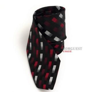 Romguest Check Neck Tie Black - One Size