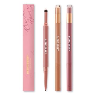 Kose - Blend Berry Sparkle Creator Eyeliner 002 Milk Tea & Orange Fizz