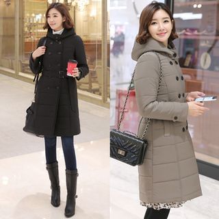 CLICK Hooded Quilted Coat