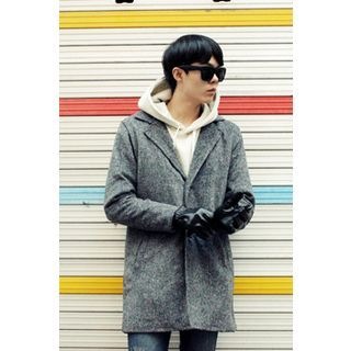 Ohkkage Wool-Blend Oversized Coat