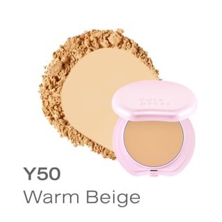 Cute Press - Hybrid Flawless Foundation Powder Spf 50 Pa++++ Y50 Warm Beige