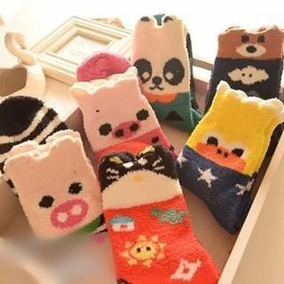 Miya Animal Fleece Socks