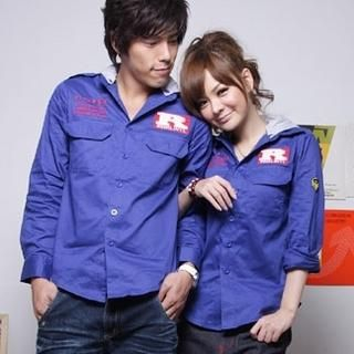 Long-Sleeve Appliqu  Shirt
