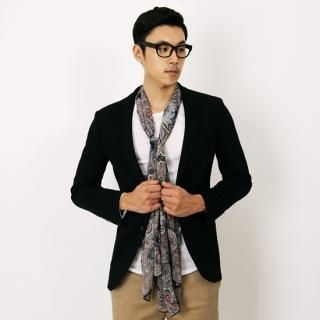Notch-Lapel Blazer