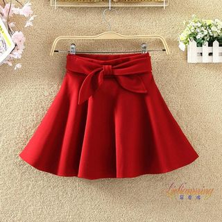 Clementine Bow Waist Skirt