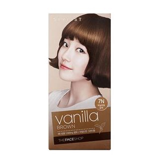 The Face Shop Stylist Silky Hair Color Cream (#7N Vanilla Brown) 130ml No.7N - Vanila Brown