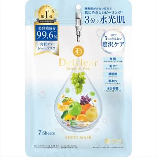 Meishoku Brilliant Colors - Detclear Bright & Peel Sheet Mask 7 pcs