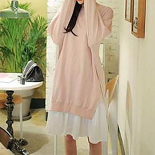 Champi Mock Two Piece Pullover Dress