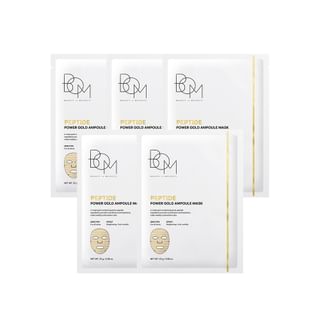 BOM - Peptide Power Gold Ampoule Mask Set 25g x 5 sheets