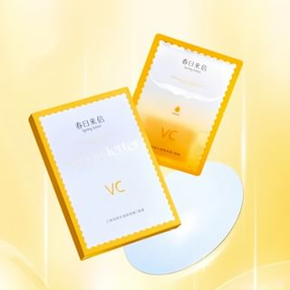 Spring Letter - Moisturizing And Brightening Vitamin C Mask (5Pcs) 5Pcs (1G + 22G)