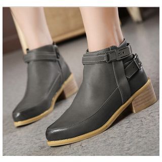 Anran Buckled Booties