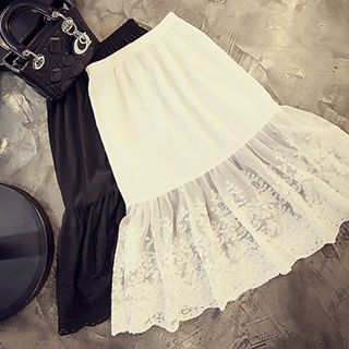 Jolly Club Lace Panel Skirt