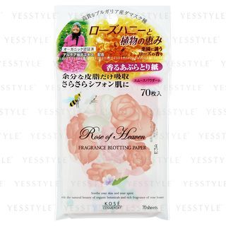 Kose - Rose of Heaven Fragrance Blotting Paper 70 pcs