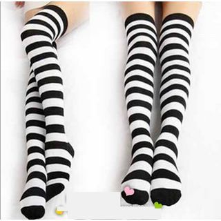 Cosgirl Striped Knee Socks
